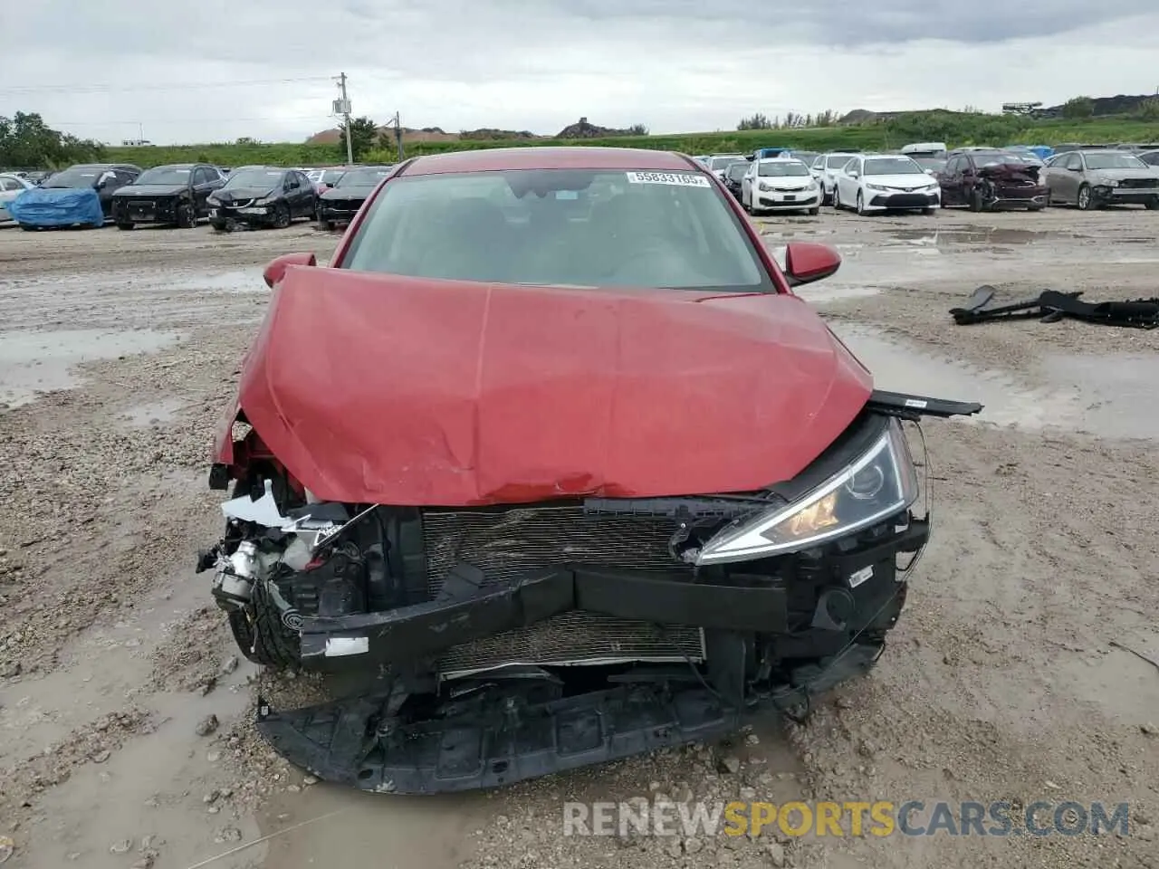 5 Photograph of a damaged car 5NPD84LF8LH536610 HYUNDAI ELANTRA 2020