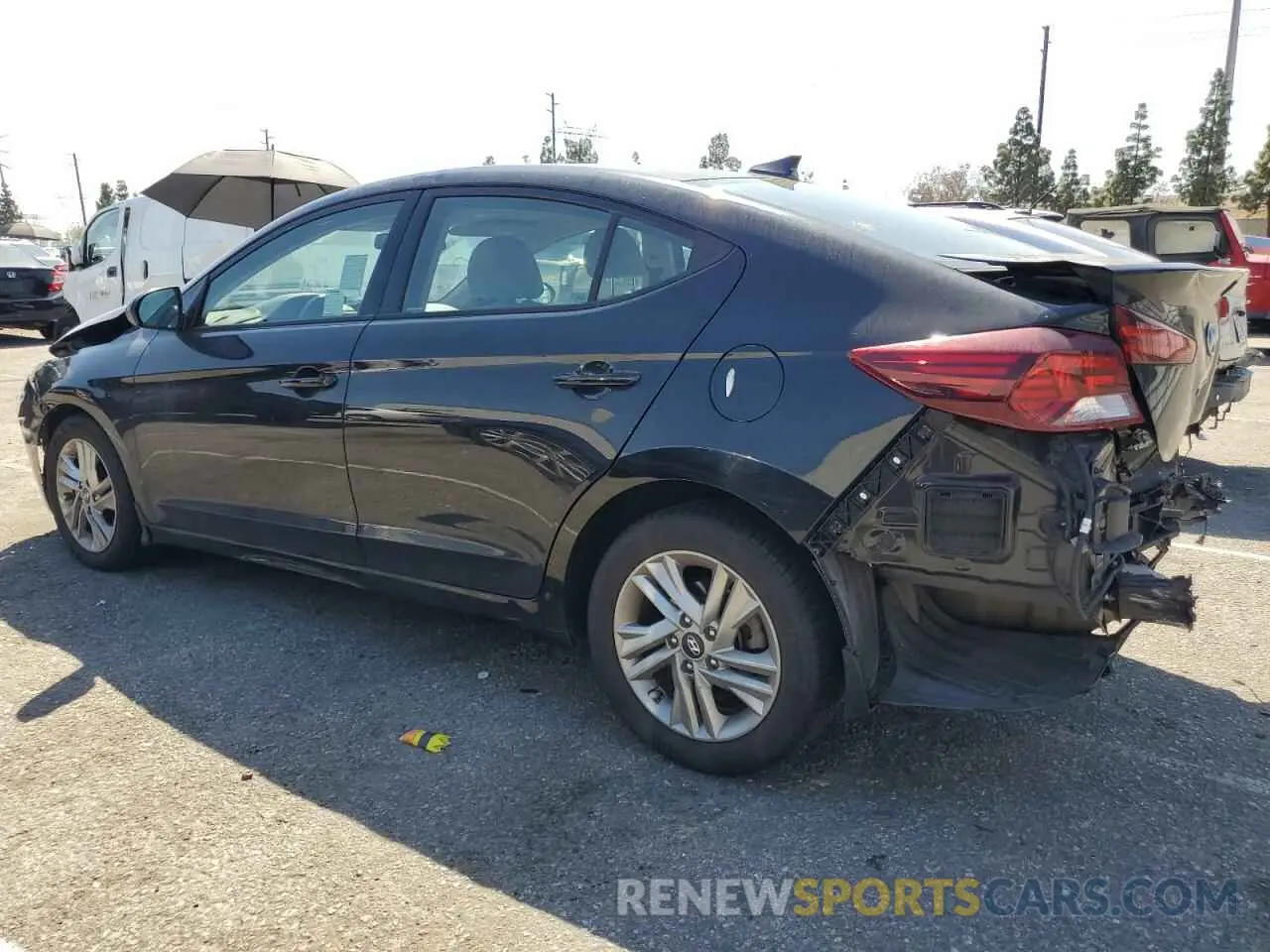 2 Photograph of a damaged car 5NPD84LF8LH537269 HYUNDAI ELANTRA 2020