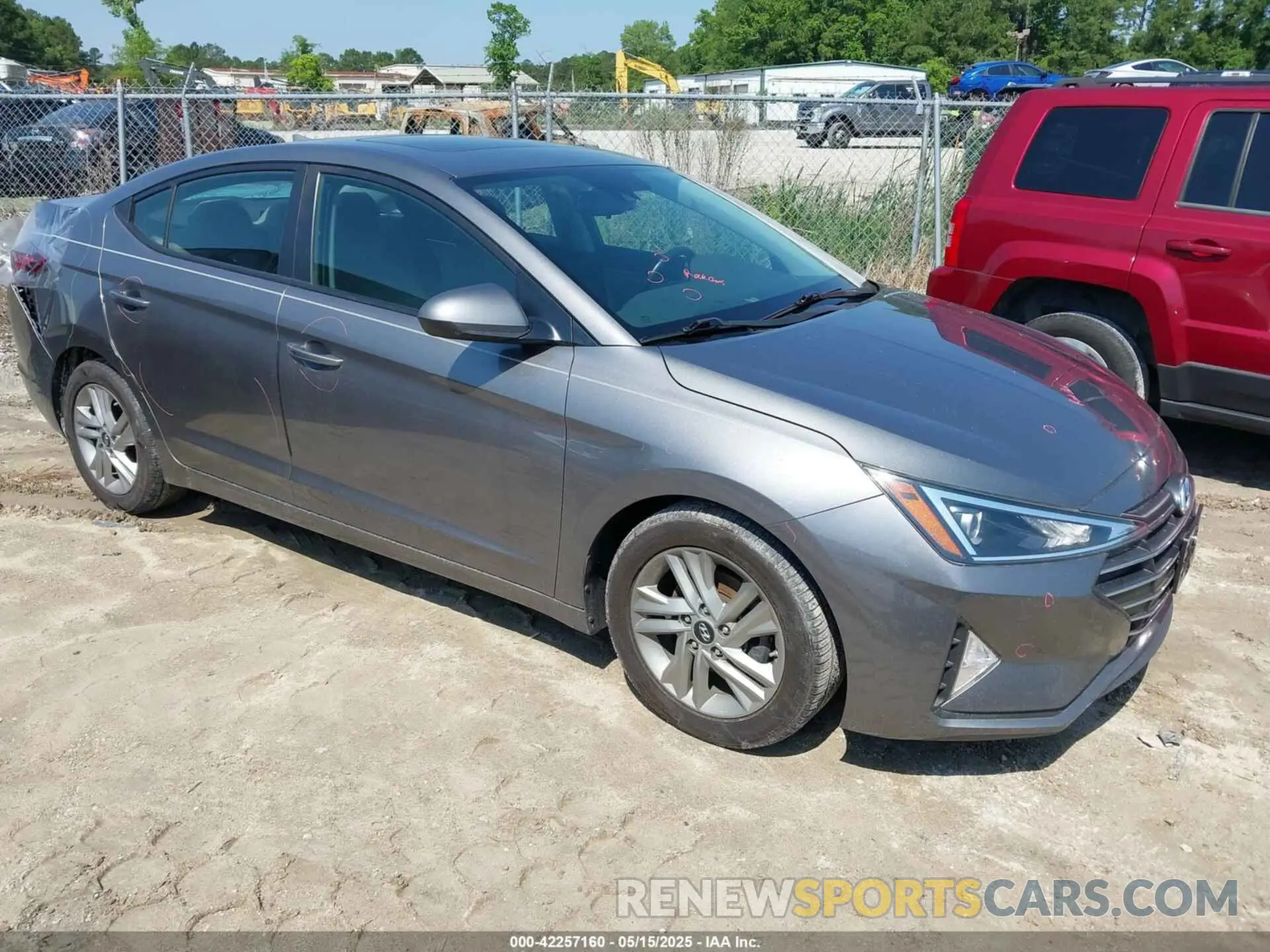 1 Photograph of a damaged car 5NPD84LF8LH545288 HYUNDAI ELANTRA 2020