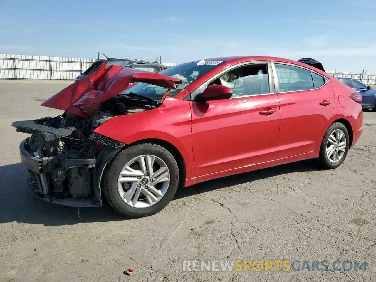 1 Photograph of a damaged car 5NPD84LF8LH548546 HYUNDAI ELANTRA 2020
