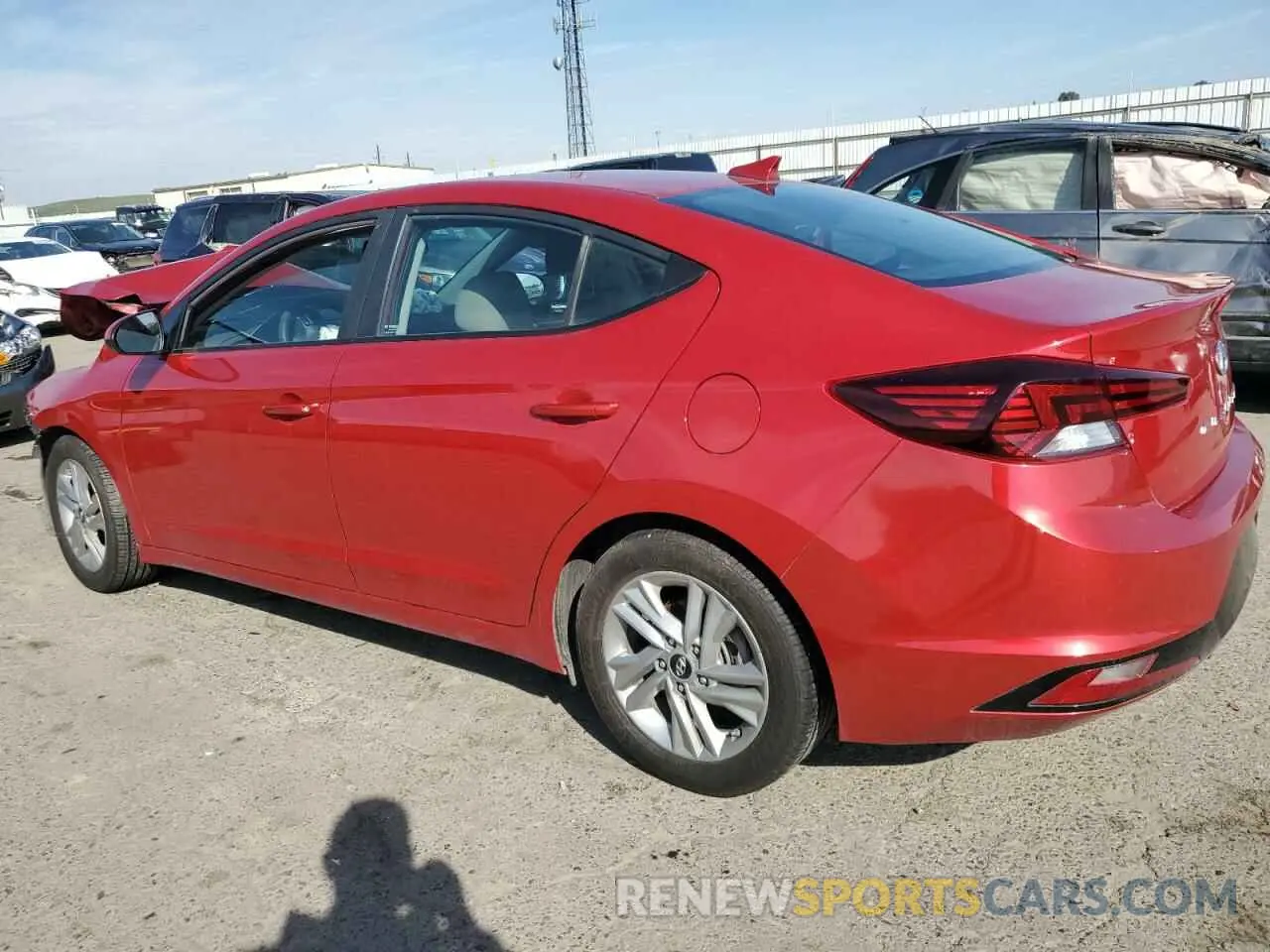 2 Photograph of a damaged car 5NPD84LF8LH548546 HYUNDAI ELANTRA 2020