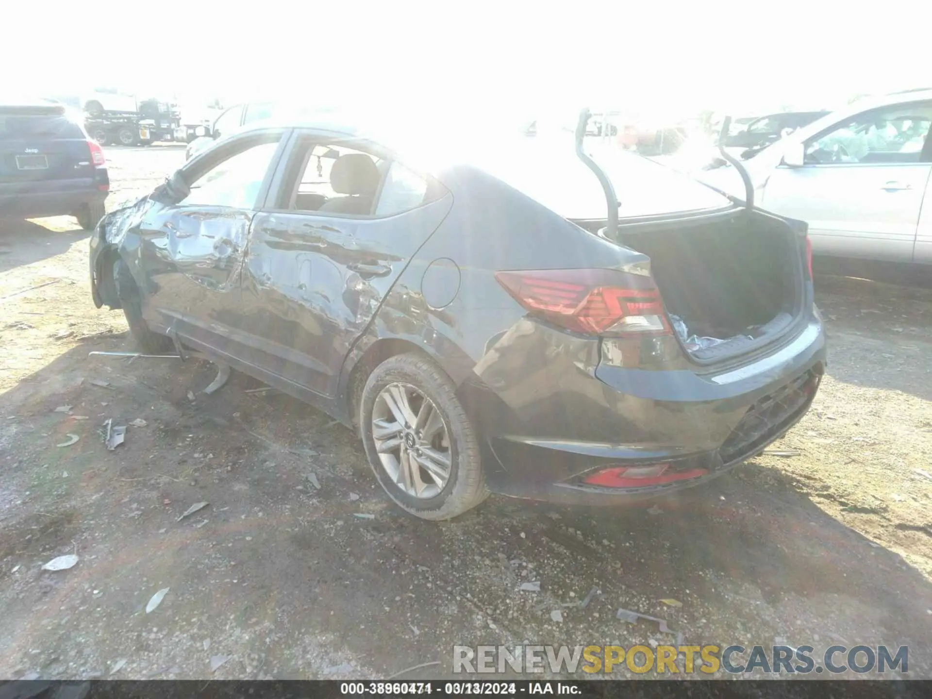 3 Photograph of a damaged car 5NPD84LF8LH550751 HYUNDAI ELANTRA 2020