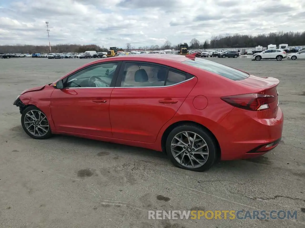 2 Photograph of a damaged car 5NPD84LF8LH552547 HYUNDAI ELANTRA 2020