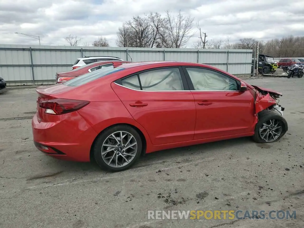 3 Photograph of a damaged car 5NPD84LF8LH552547 HYUNDAI ELANTRA 2020