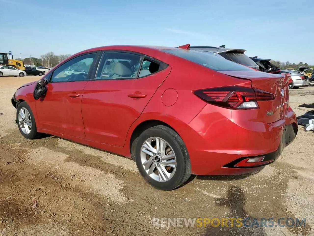 2 Photograph of a damaged car 5NPD84LF8LH563838 HYUNDAI ELANTRA 2020