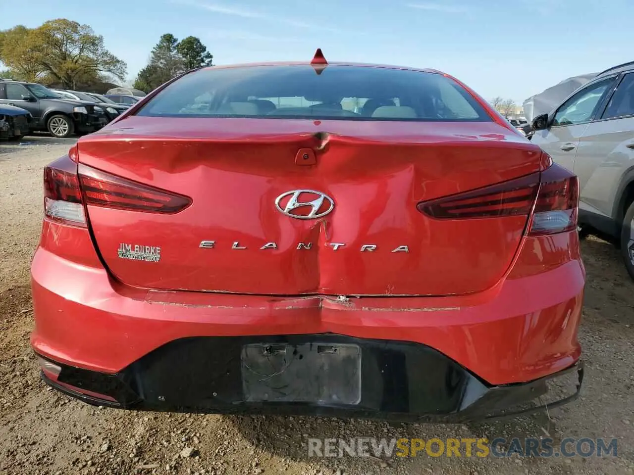 6 Photograph of a damaged car 5NPD84LF8LH563838 HYUNDAI ELANTRA 2020