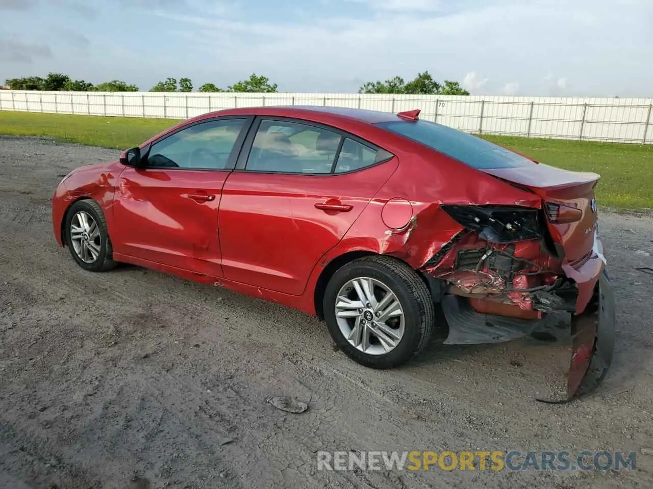 2 Photograph of a damaged car 5NPD84LF8LH579585 HYUNDAI ELANTRA 2020