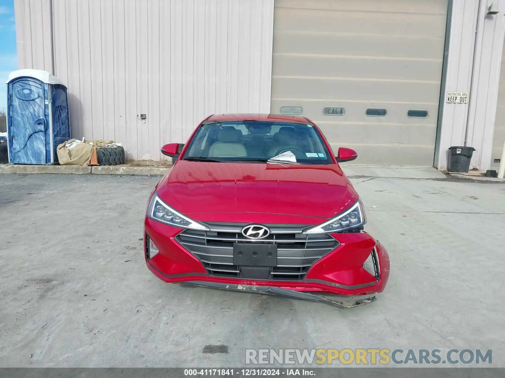 12 Photograph of a damaged car 5NPD84LF8LH593714 HYUNDAI ELANTRA 2020
