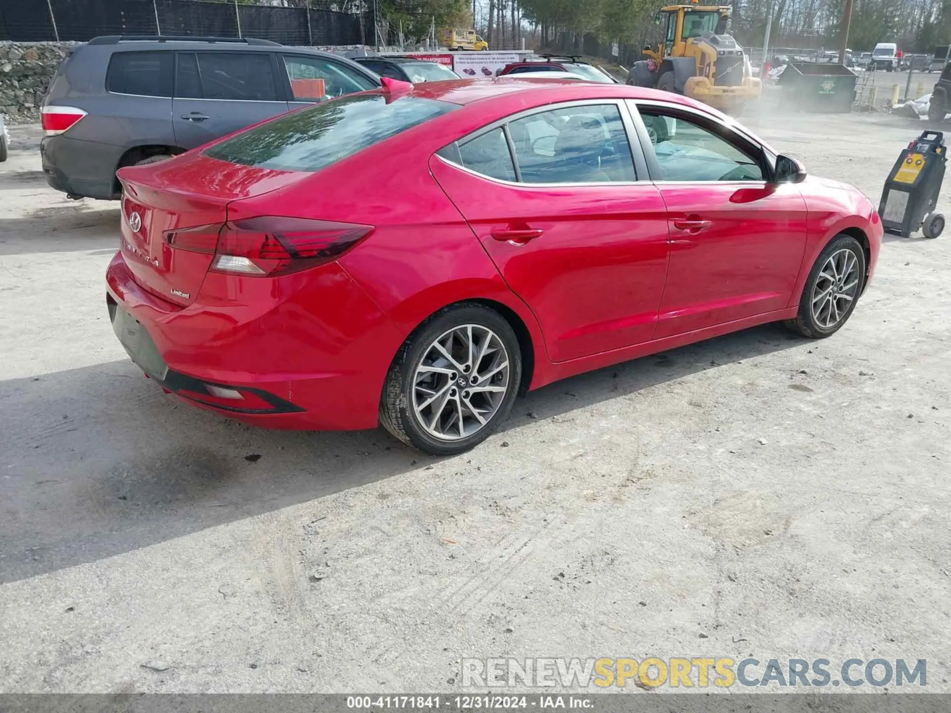 4 Photograph of a damaged car 5NPD84LF8LH593714 HYUNDAI ELANTRA 2020