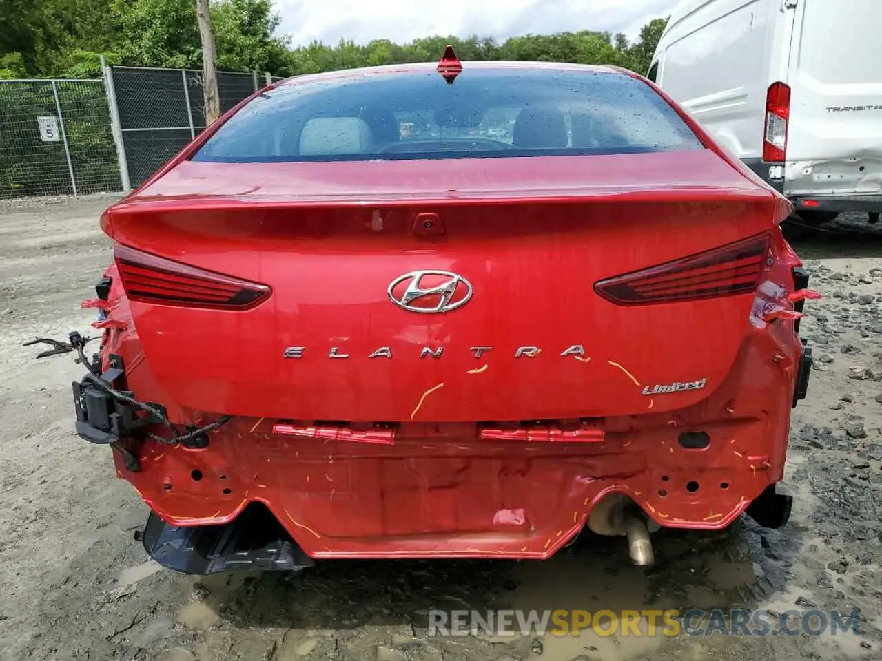6 Photograph of a damaged car 5NPD84LF8LH603643 HYUNDAI ELANTRA 2020
