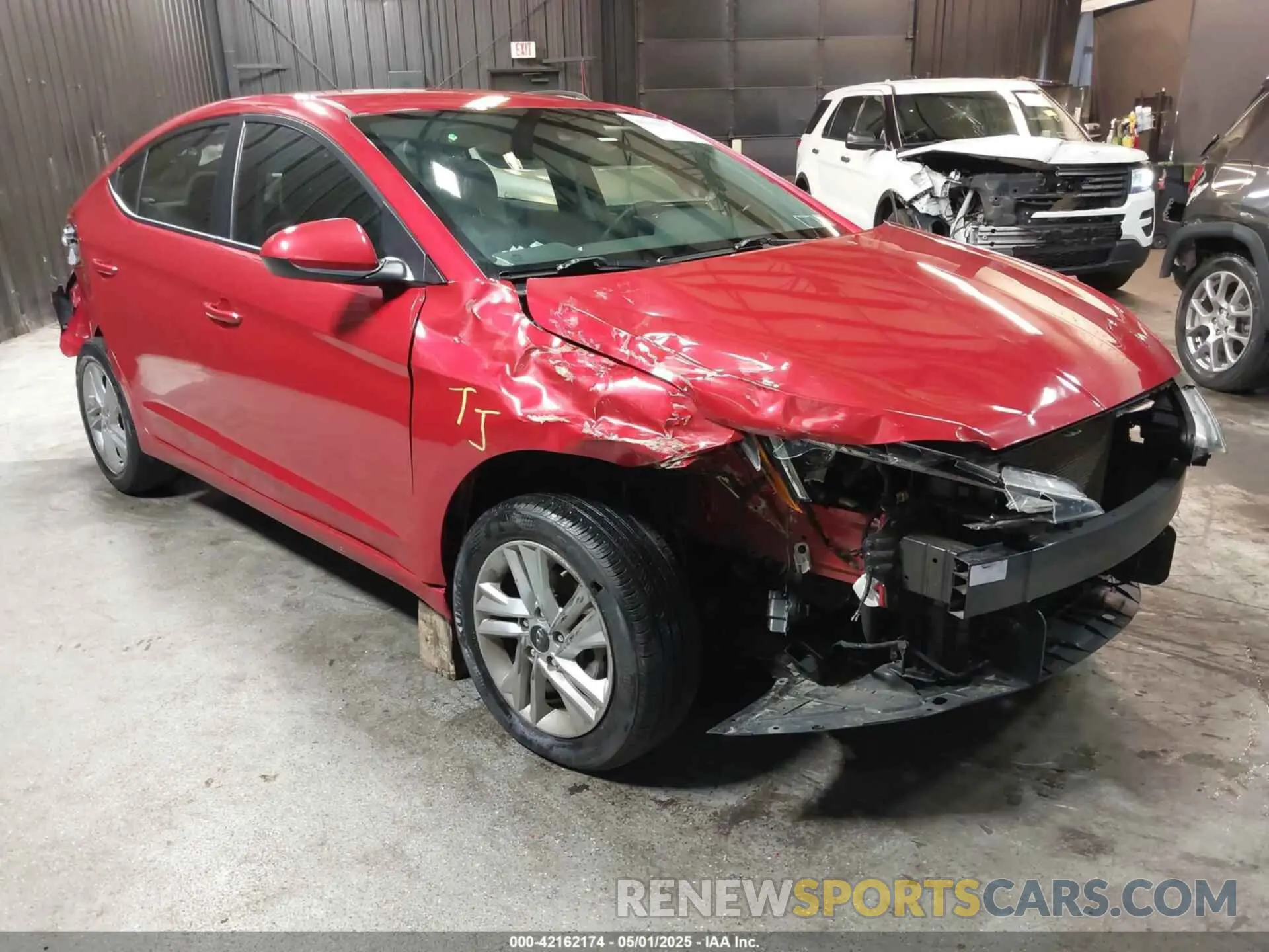 1 Photograph of a damaged car 5NPD84LF8LH621785 HYUNDAI ELANTRA 2020