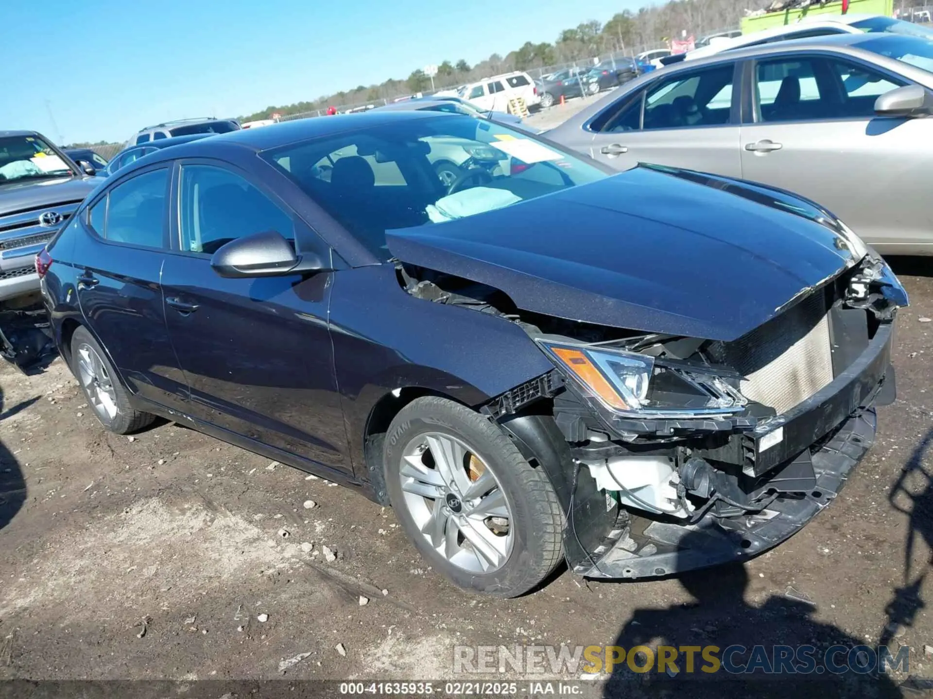 1 Photograph of a damaged car 5NPD84LF8LH628297 HYUNDAI ELANTRA 2020