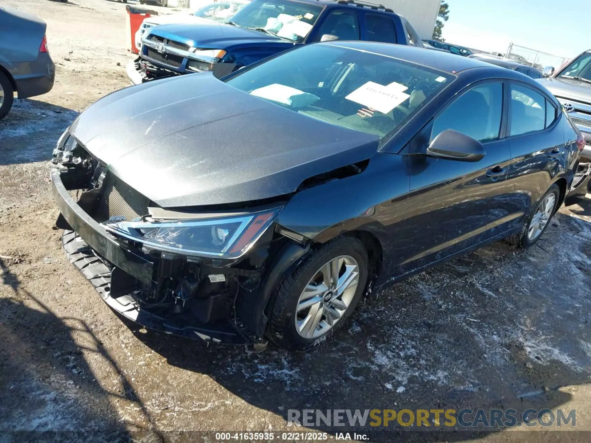 2 Photograph of a damaged car 5NPD84LF8LH628297 HYUNDAI ELANTRA 2020