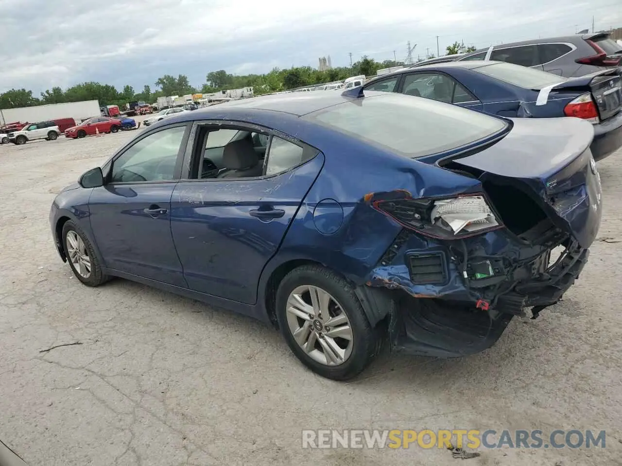 2 Photograph of a damaged car 5NPD84LF9LH510873 HYUNDAI ELANTRA 2020