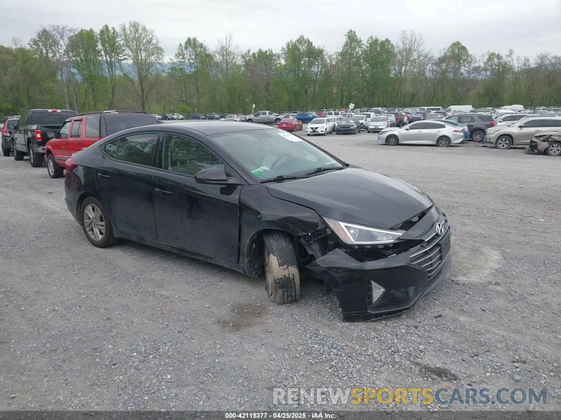1 Photograph of a damaged car 5NPD84LF9LH519332 HYUNDAI ELANTRA 2020