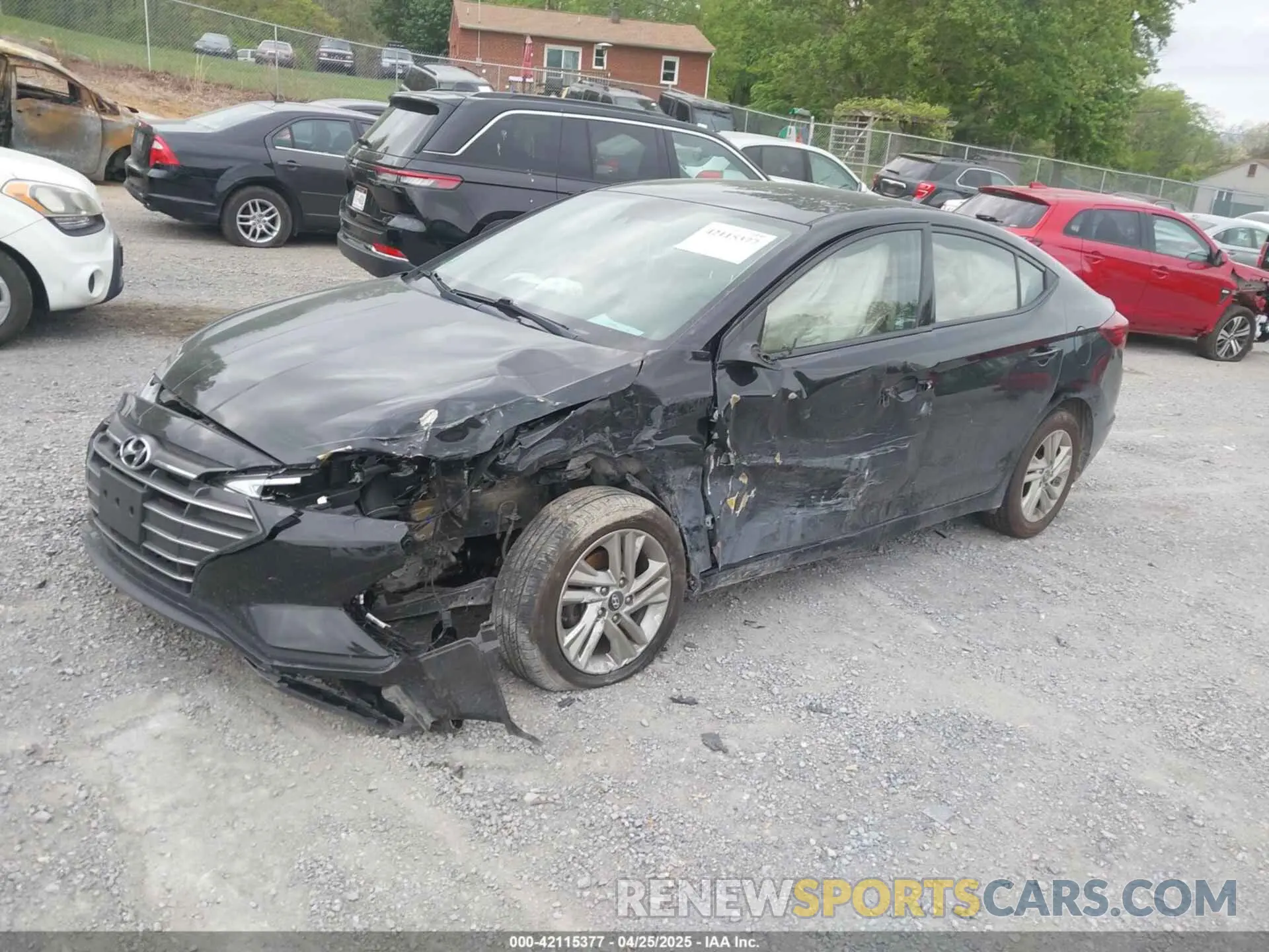 2 Photograph of a damaged car 5NPD84LF9LH519332 HYUNDAI ELANTRA 2020