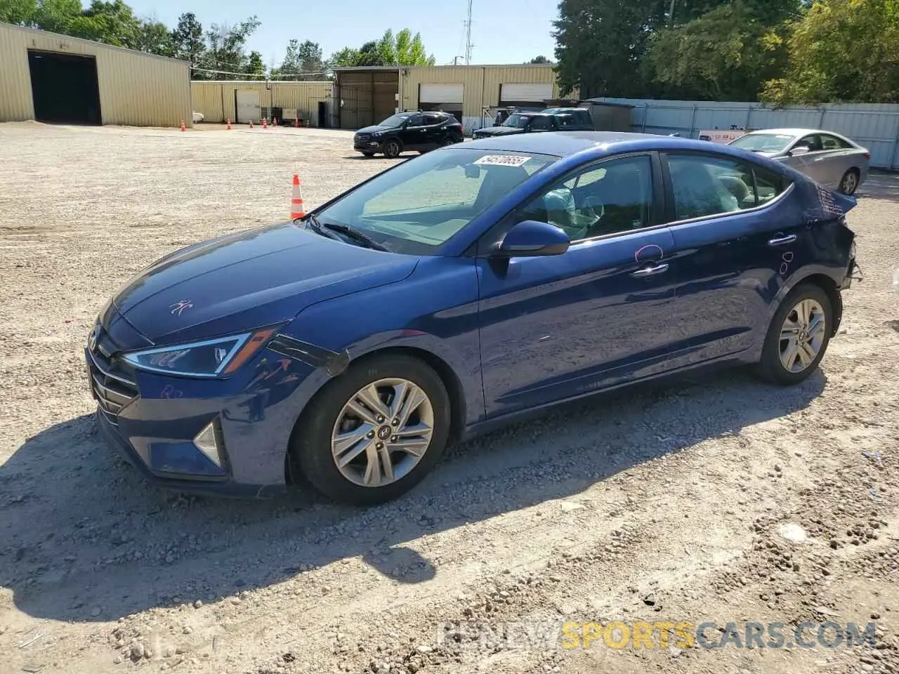 1 Photograph of a damaged car 5NPD84LF9LH533683 HYUNDAI ELANTRA 2020