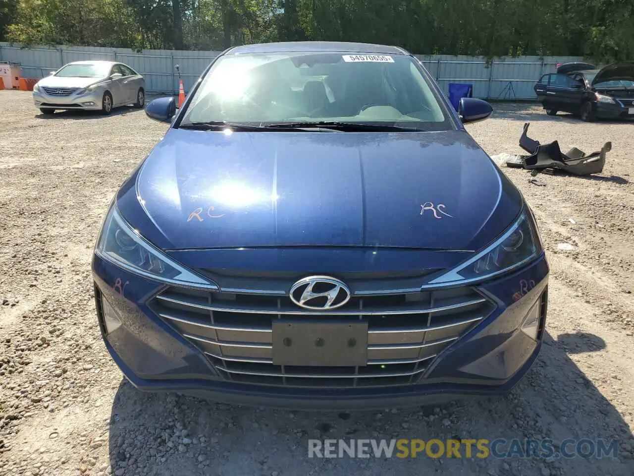 5 Photograph of a damaged car 5NPD84LF9LH533683 HYUNDAI ELANTRA 2020