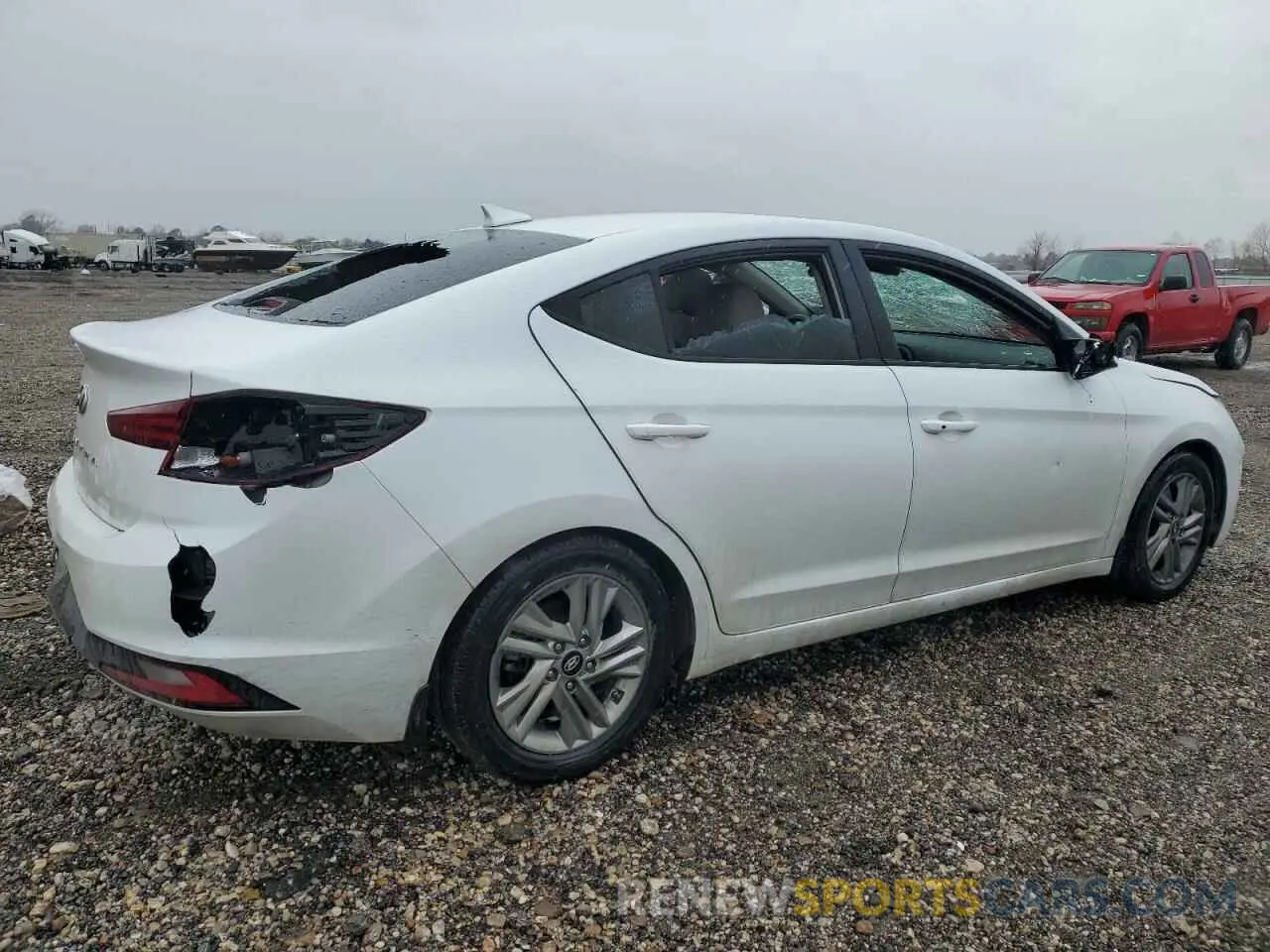 3 Photograph of a damaged car 5NPD84LF9LH537815 HYUNDAI ELANTRA 2020