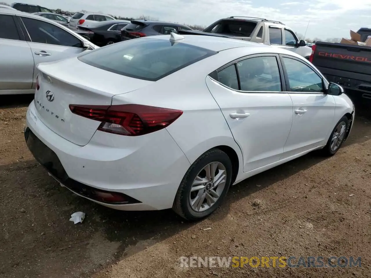 3 Photograph of a damaged car 5NPD84LF9LH548426 HYUNDAI ELANTRA 2020