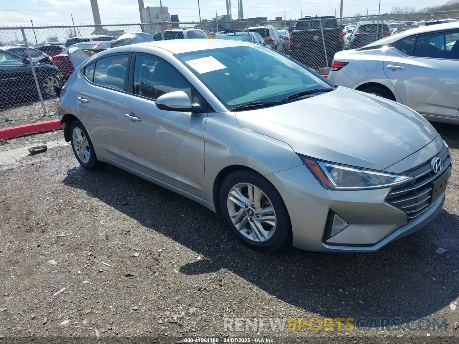 1 Photograph of a damaged car 5NPD84LF9LH584648 HYUNDAI ELANTRA 2020