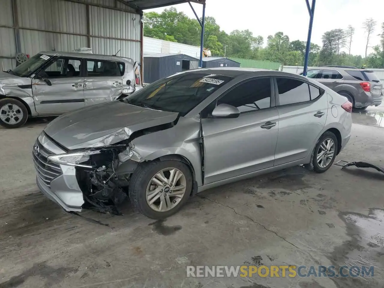 1 Photograph of a damaged car 5NPD84LF9LH594497 HYUNDAI ELANTRA 2020