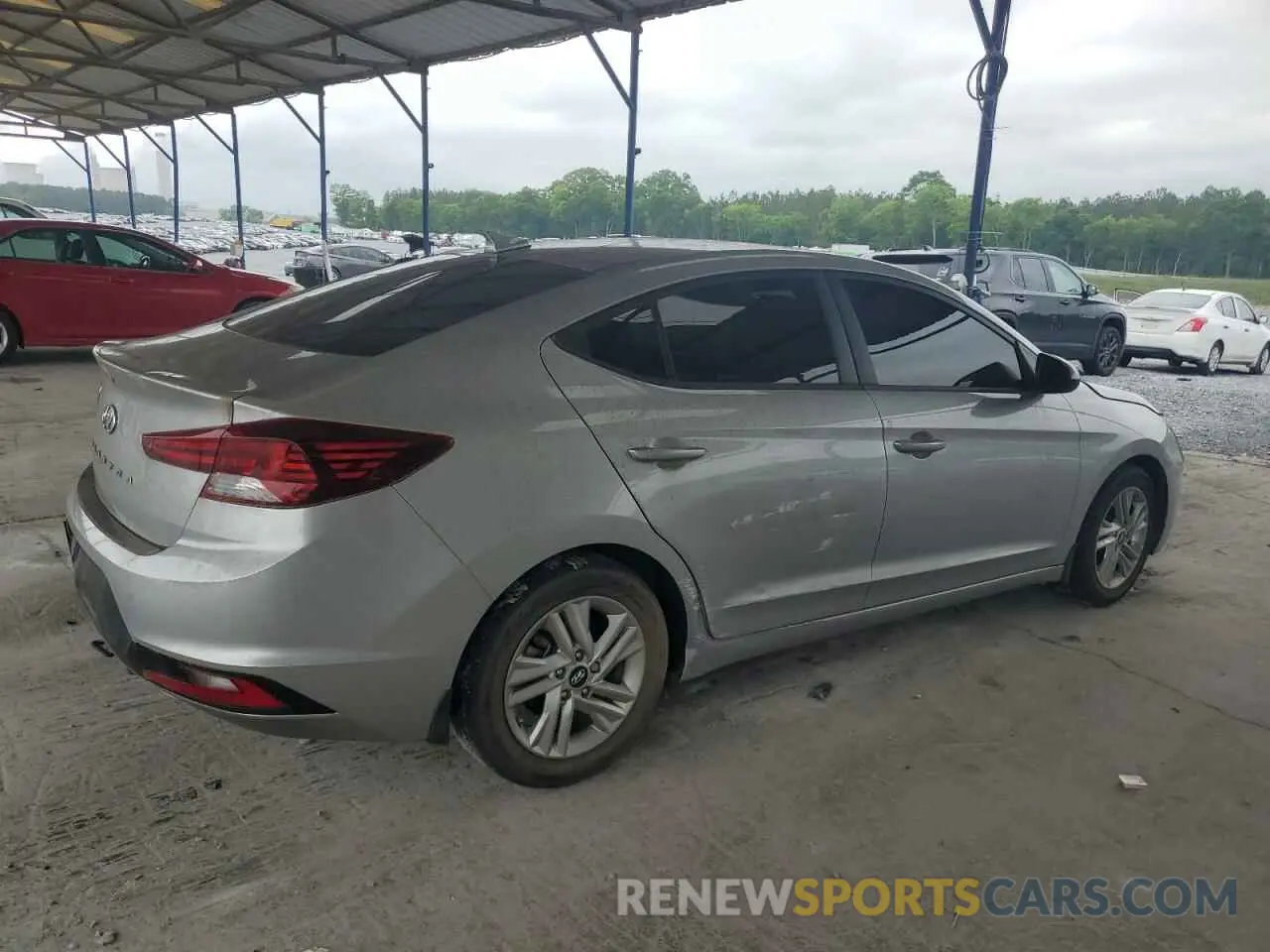 3 Photograph of a damaged car 5NPD84LF9LH594497 HYUNDAI ELANTRA 2020