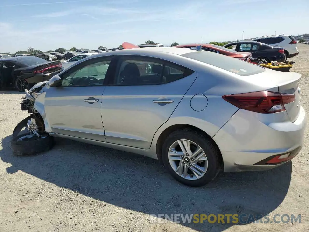 2 Photograph of a damaged car 5NPD84LF9LH606163 HYUNDAI ELANTRA 2020