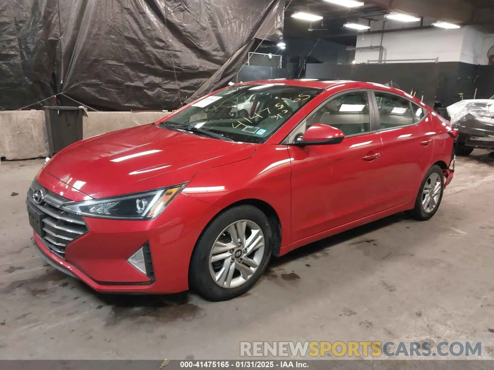 2 Photograph of a damaged car 5NPD84LF9LH612478 HYUNDAI ELANTRA 2020