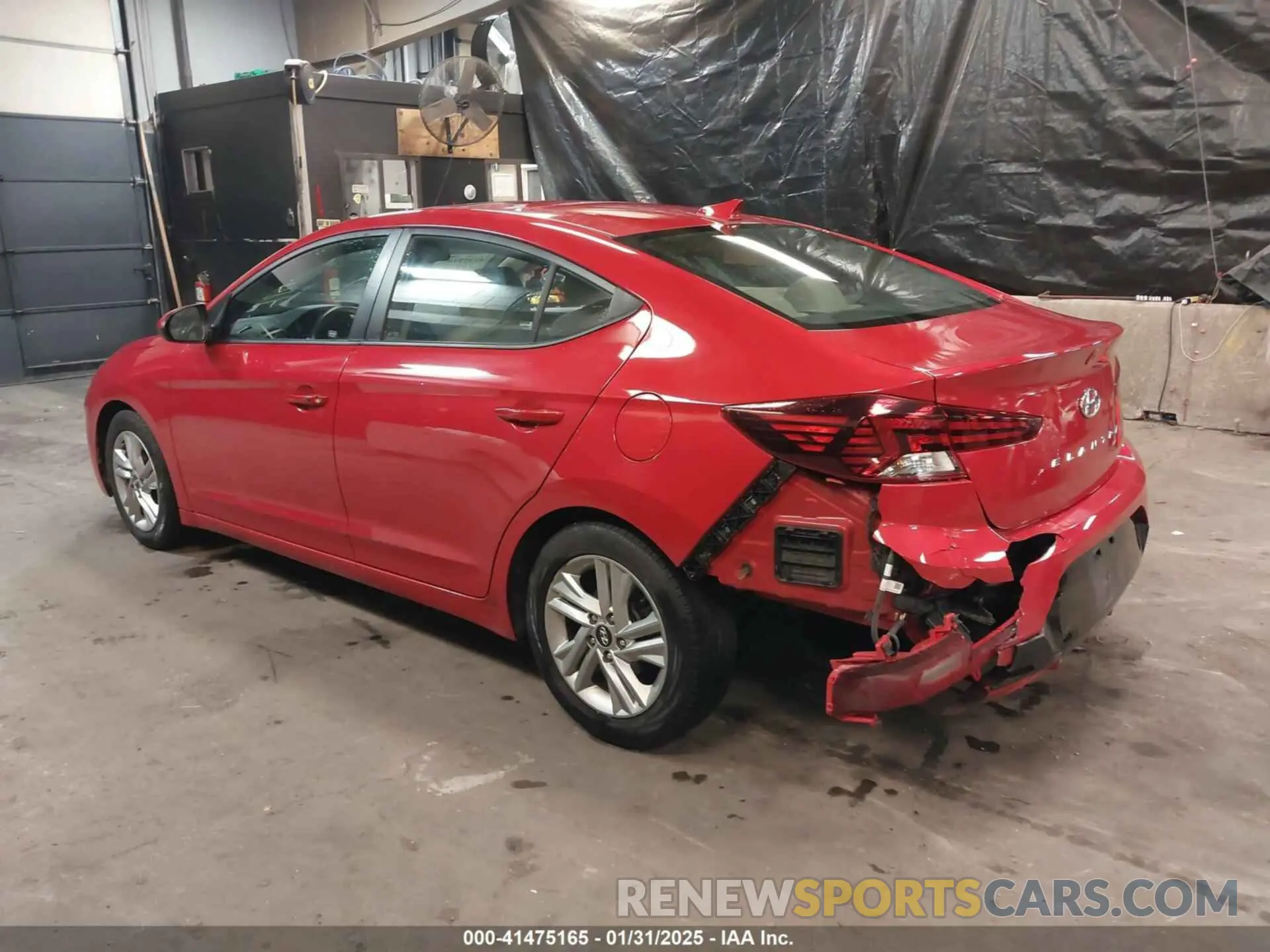 3 Photograph of a damaged car 5NPD84LF9LH612478 HYUNDAI ELANTRA 2020