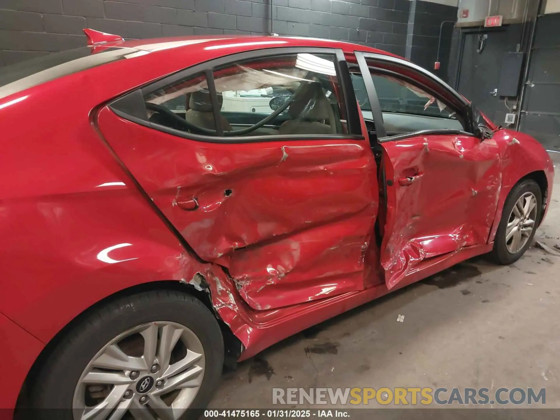 6 Photograph of a damaged car 5NPD84LF9LH612478 HYUNDAI ELANTRA 2020