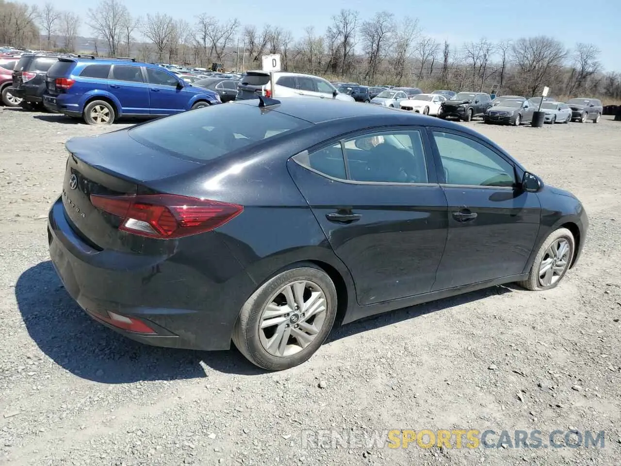 3 Photograph of a damaged car 5NPD84LF9LH612948 HYUNDAI ELANTRA 2020