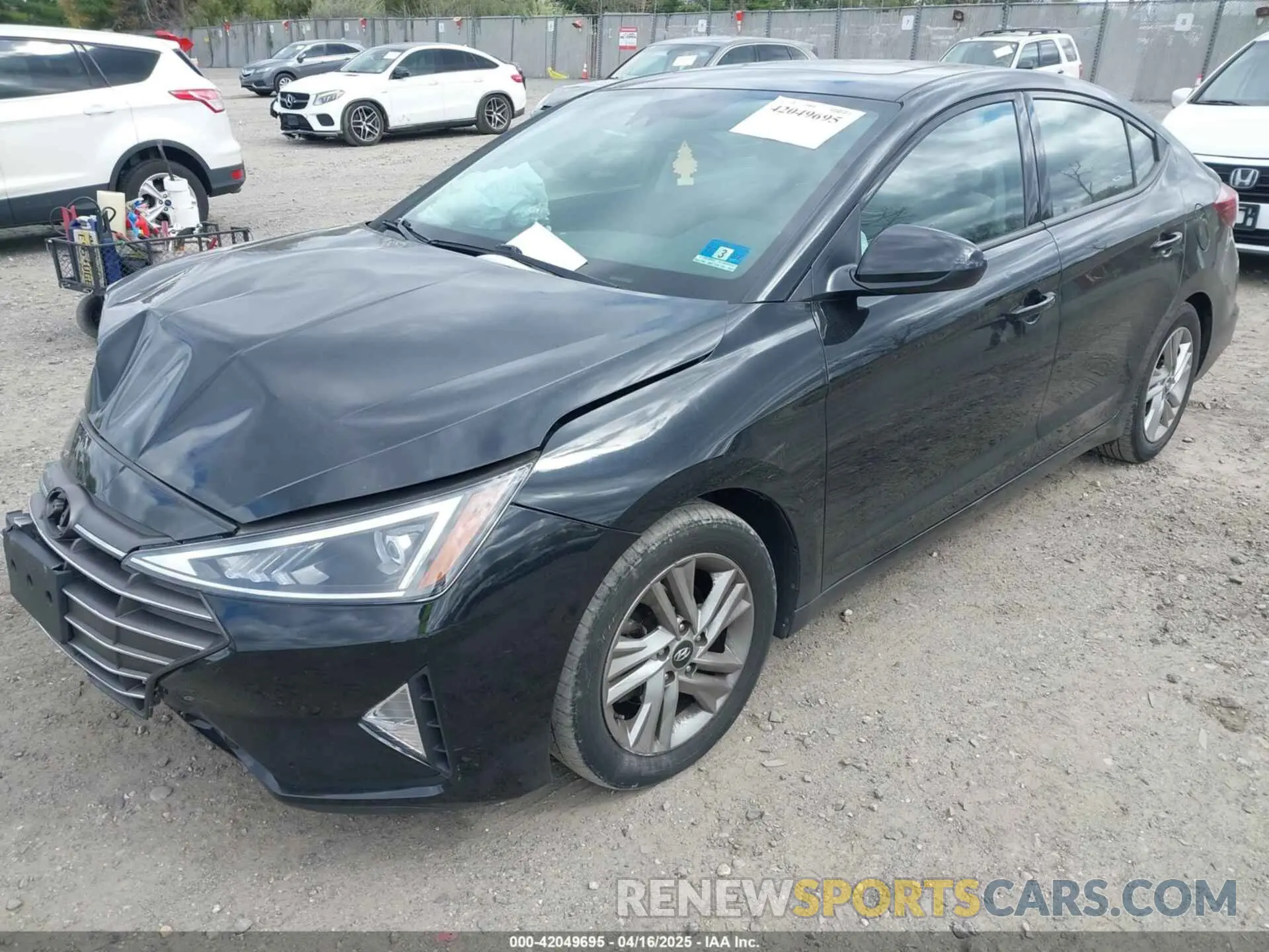 2 Photograph of a damaged car 5NPD84LF9LH617440 HYUNDAI ELANTRA 2020