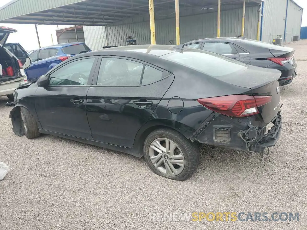 2 Photograph of a damaged car 5NPD84LF9LH621553 HYUNDAI ELANTRA 2020