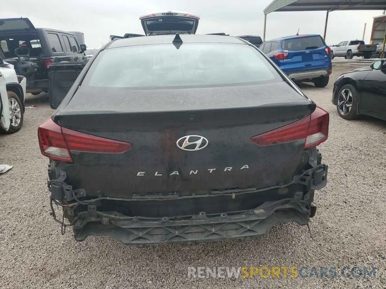 6 Photograph of a damaged car 5NPD84LF9LH621553 HYUNDAI ELANTRA 2020