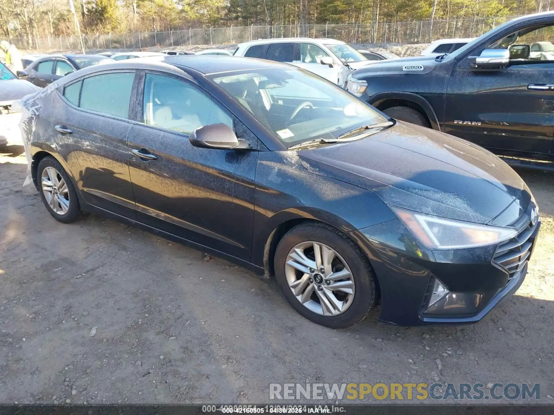 1 Photograph of a damaged car 5NPD84LF9LH622444 HYUNDAI ELANTRA 2020