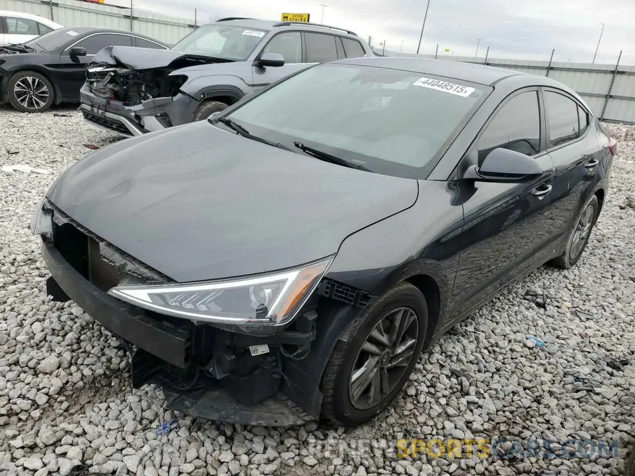 1 Photograph of a damaged car 5NPD84LF9LH625313 HYUNDAI ELANTRA 2020