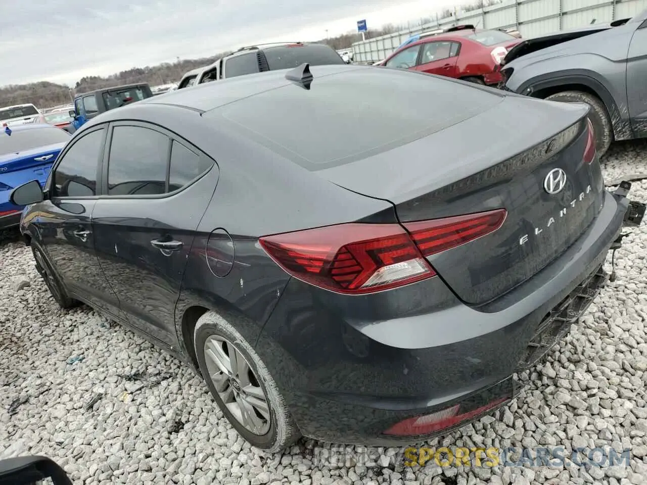 2 Photograph of a damaged car 5NPD84LF9LH625313 HYUNDAI ELANTRA 2020
