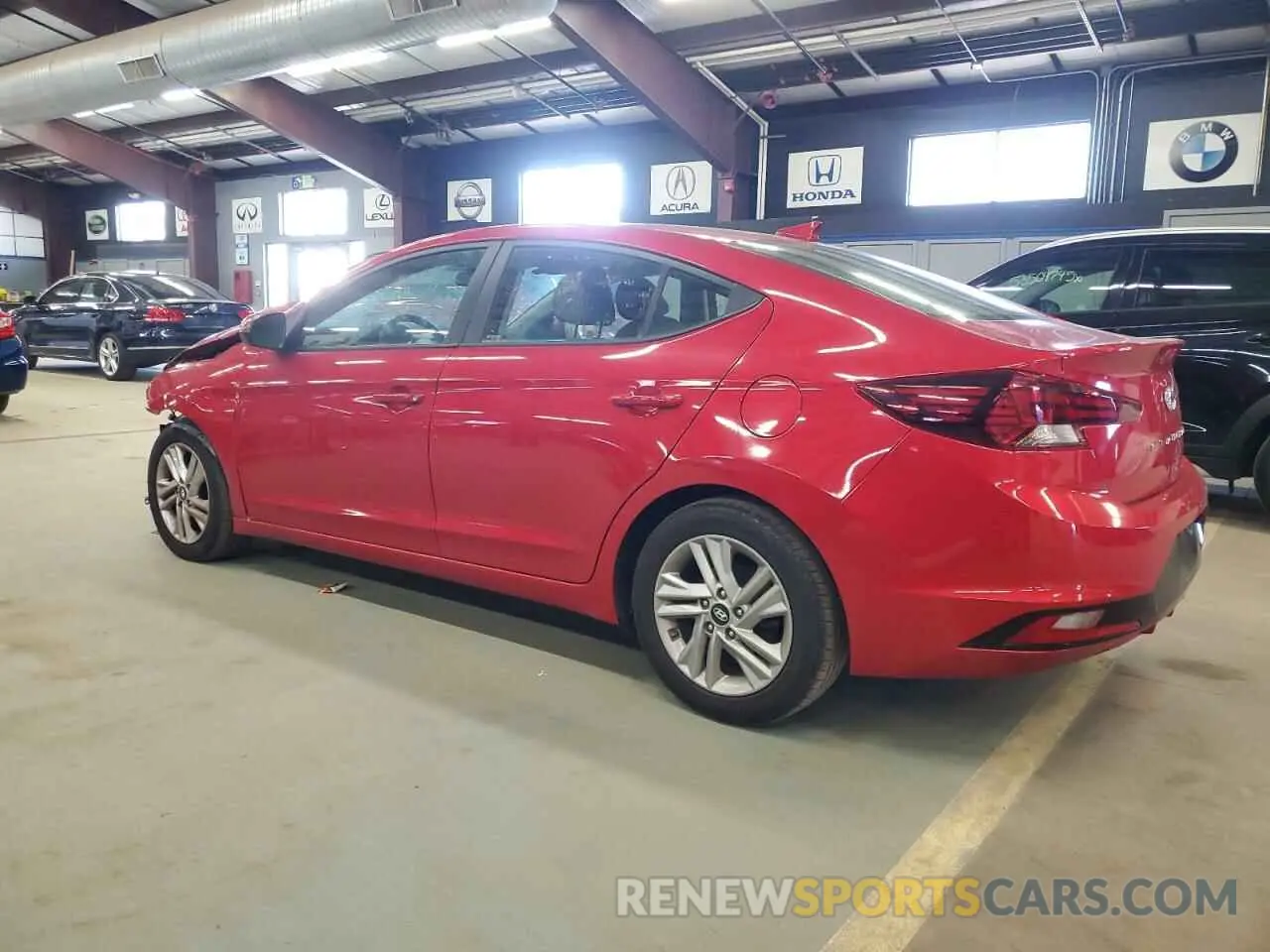 2 Photograph of a damaged car 5NPD84LF9LH626333 HYUNDAI ELANTRA 2020