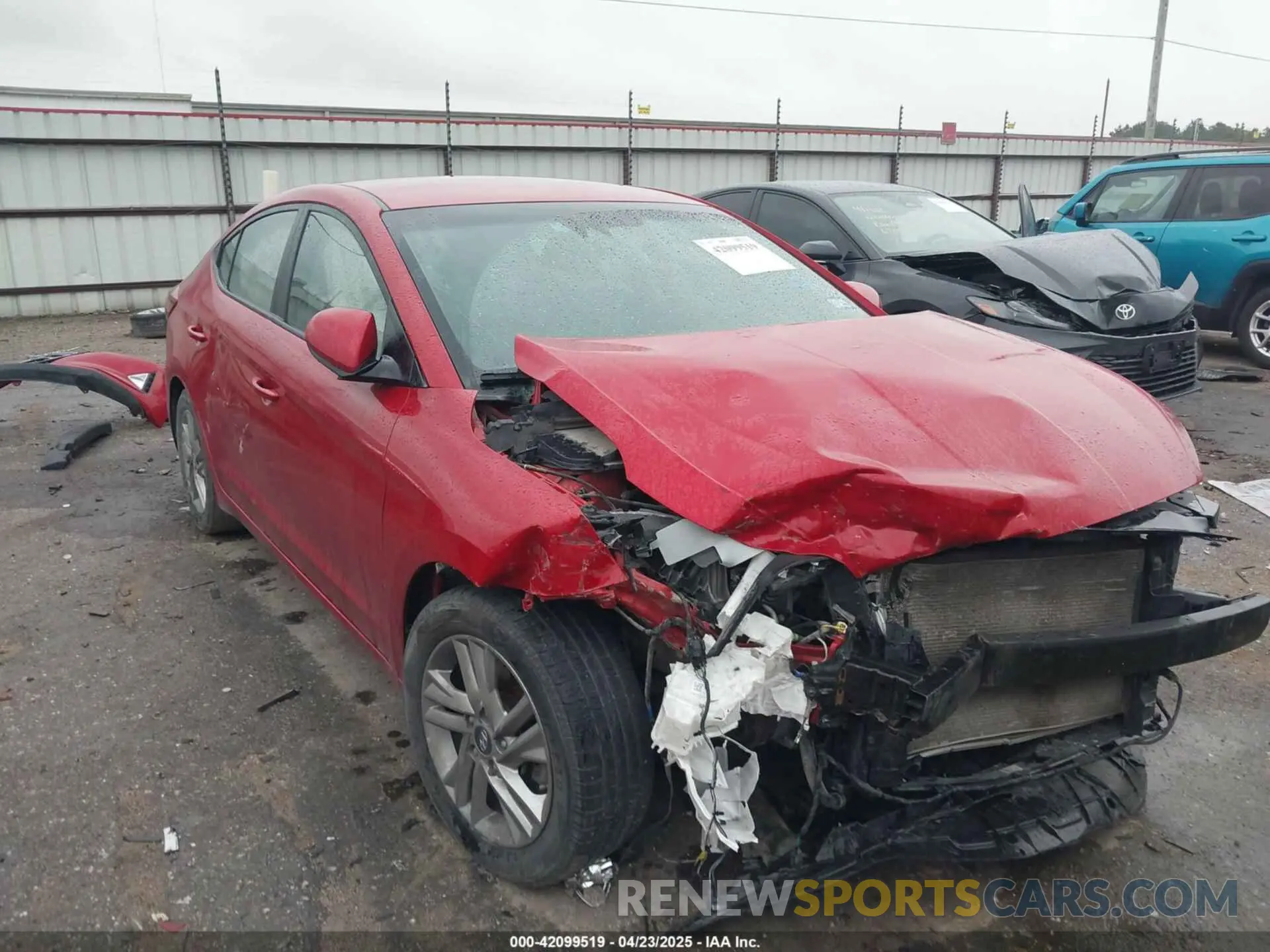 1 Photograph of a damaged car 5NPD84LF9LH632424 HYUNDAI ELANTRA 2020