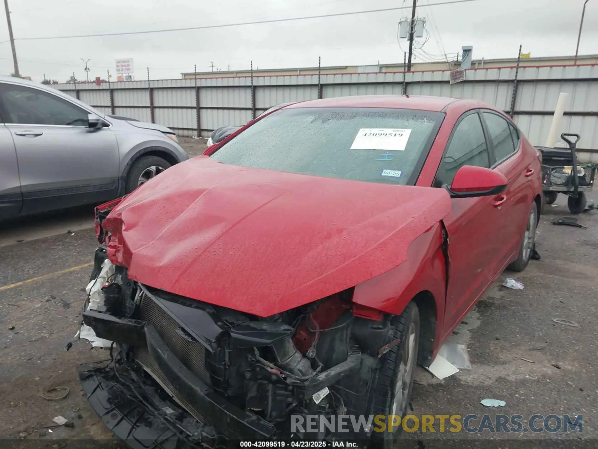 2 Photograph of a damaged car 5NPD84LF9LH632424 HYUNDAI ELANTRA 2020
