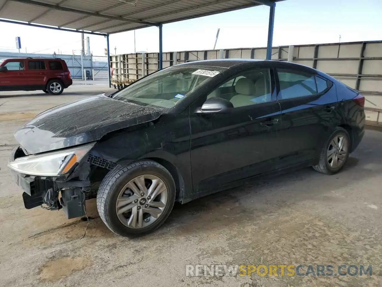 1 Photograph of a damaged car 5NPD84LFXLH502202 HYUNDAI ELANTRA 2020