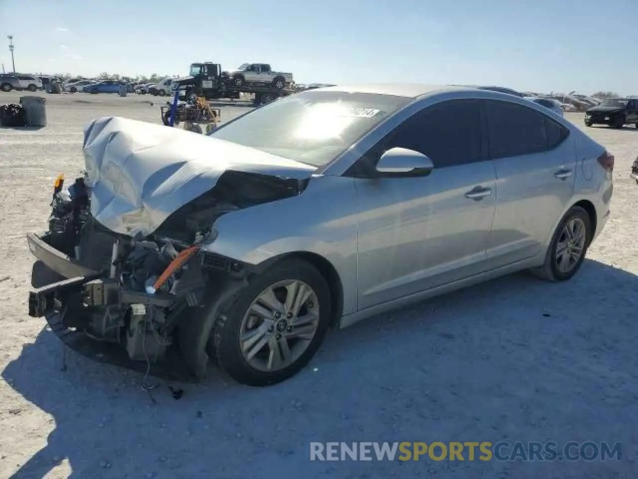 1 Photograph of a damaged car 5NPD84LFXLH510106 HYUNDAI ELANTRA 2020