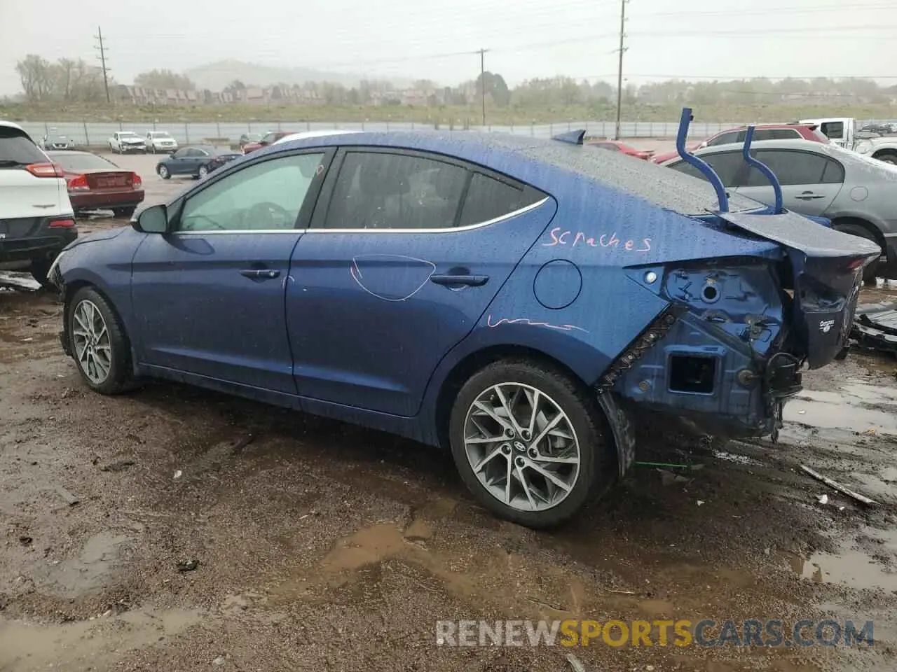 2 Photograph of a damaged car 5NPD84LFXLH515922 HYUNDAI ELANTRA 2020