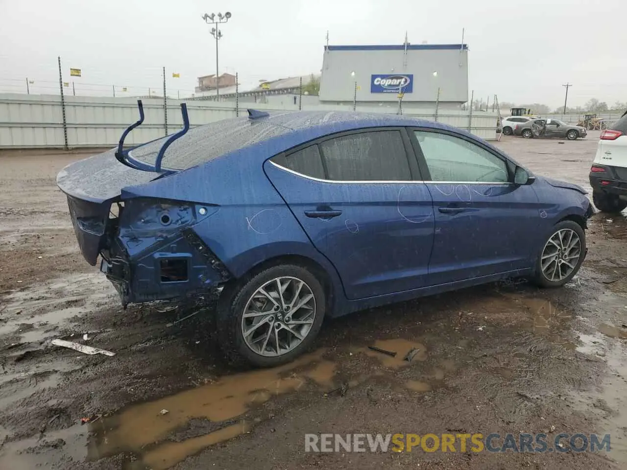3 Photograph of a damaged car 5NPD84LFXLH515922 HYUNDAI ELANTRA 2020