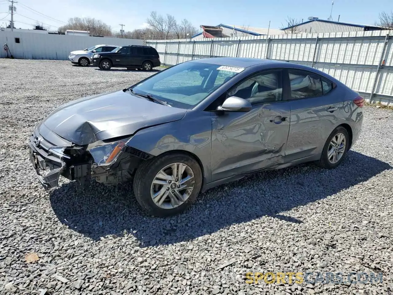 1 Photograph of a damaged car 5NPD84LFXLH523549 HYUNDAI ELANTRA 2020