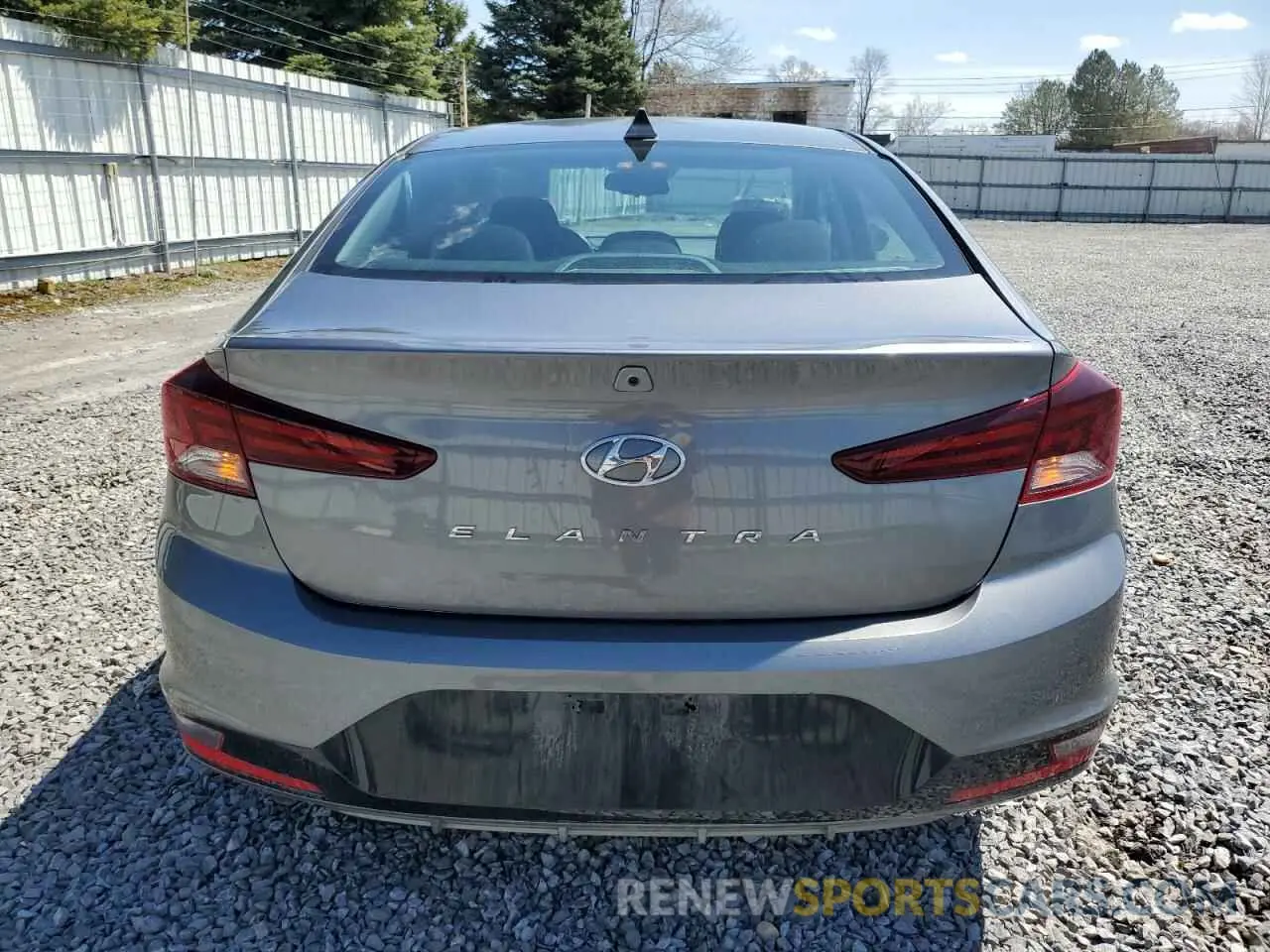6 Photograph of a damaged car 5NPD84LFXLH523549 HYUNDAI ELANTRA 2020