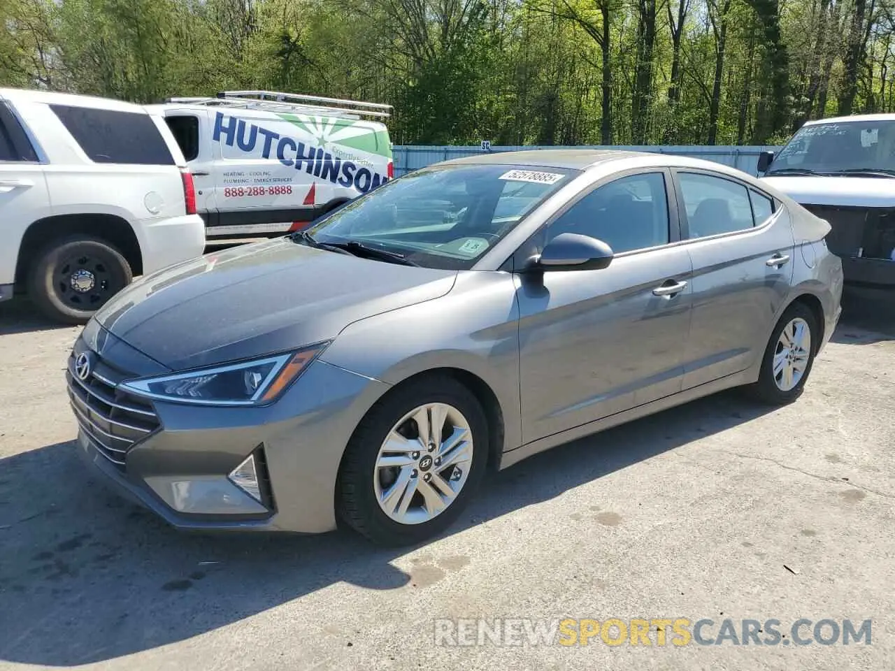 1 Photograph of a damaged car 5NPD84LFXLH524250 HYUNDAI ELANTRA 2020