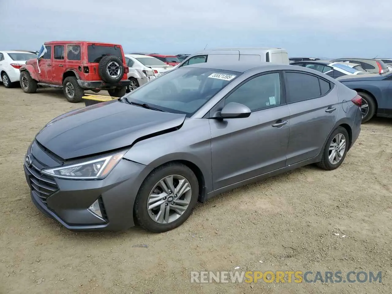 1 Photograph of a damaged car 5NPD84LFXLH530310 HYUNDAI ELANTRA 2020