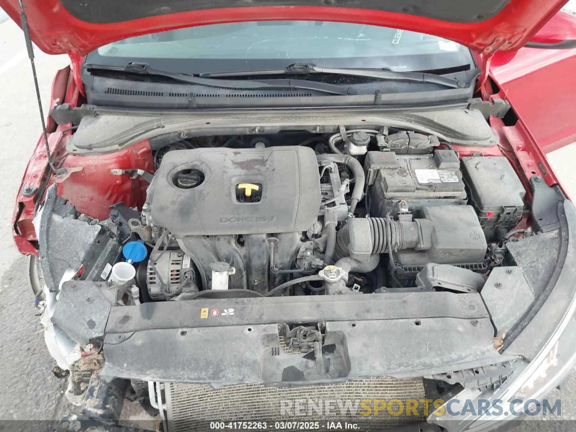 10 Photograph of a damaged car 5NPD84LFXLH534776 HYUNDAI ELANTRA 2020